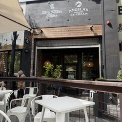 Angela’s Organic Ice Cream - Outside seating