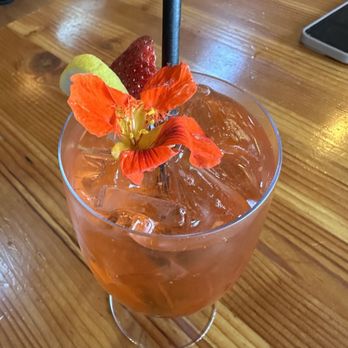 Doe Bay Cafe - Strawberry Shrub beverage - Cafes Near Me - Olga, Washington