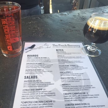 The Perch Brewery - Cherry Glider cider and The Perch Porter - Gastropubs Near Me - Chandler, Arizona