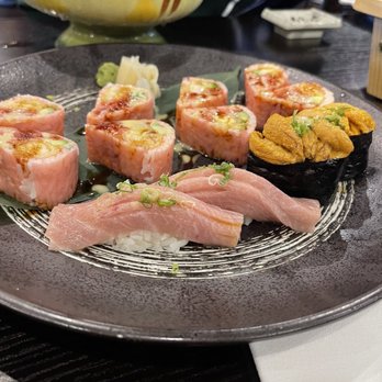 Mido Sushi Bistro & Bar - Toro Uni and sweetheart roll - Sushi Bars Near Me - Norwich, Connecticut Mido Sushi Bistro & Bar - Toro Uni and sweetheart roll - Sushi Bars Near Me - Norwich, Connecticut