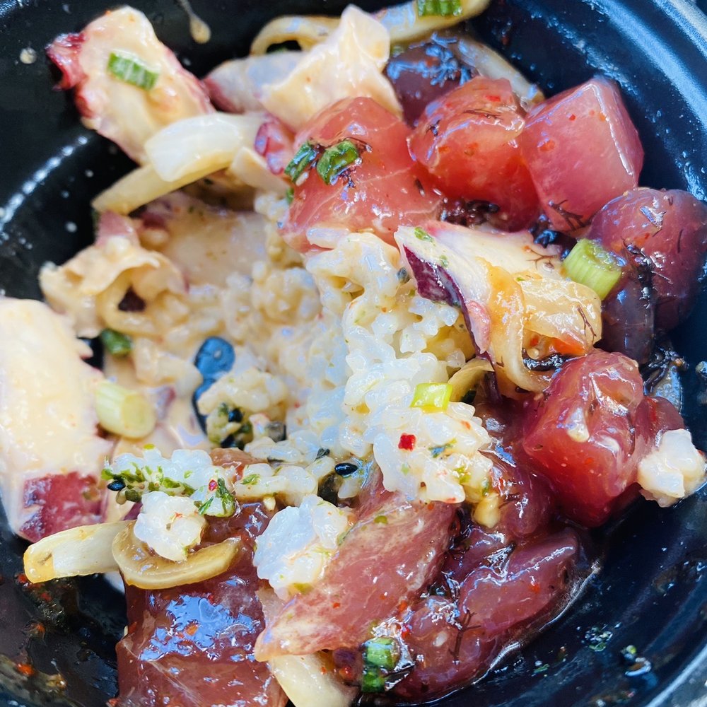 Fresh Catch - Spicy ahi and curry taku ahi bowl - Hawaiian Near Me - Honolulu, Hawaii Fresh Catch - Spicy ahi and curry taku ahi bowl - Hawaiian Near Me - Honolulu, Hawaii