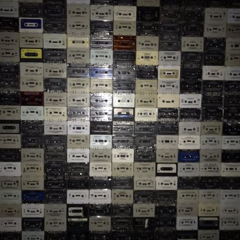 On The Record - The hallway to the speakeasy room has these old school cassette tapes plastered to the walls!! Cool concept! - Dance Clubs Near Me - Las Vegas, Nevada On The Record - The hallway to the speakeasy room has these old school cassette tapes plastered to the walls!! Cool concept! - Dance Clubs Near Me - Las Vegas, Nevada