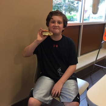 Dunkin' - Don't let his face fool you, he likes the donuts - Donuts Near Me - Edgewater, Maryland