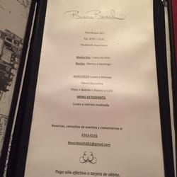 Bosco Bosch - Menú mediodía y horarios