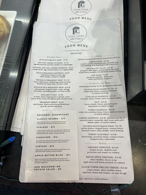 Menu photo 2 Clock Tower Coffee and Bakery Hanover, MD Menu photo 2 Clock Tower Coffee and Bakery Hanover, MD