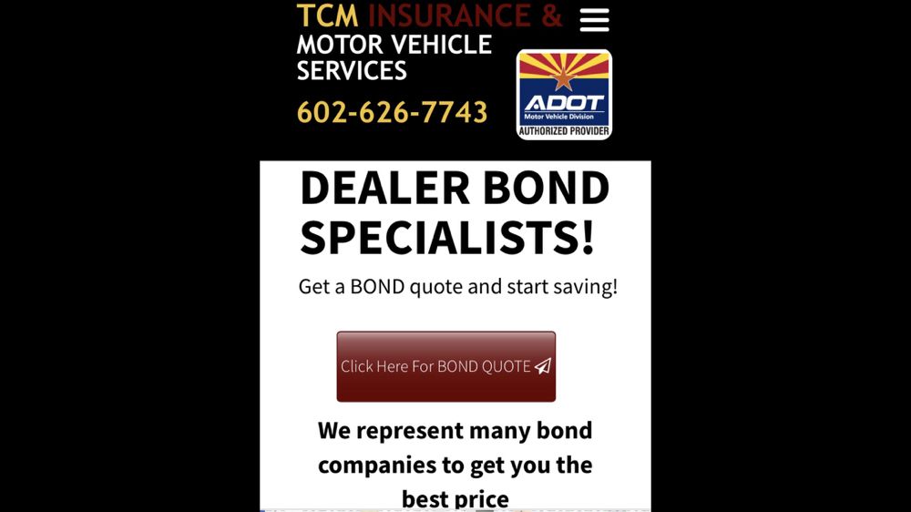 TCM INSURANCE & MOTOR VEHICLE Updated August 2024 17 Photos 1601