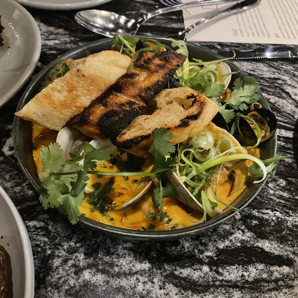 Handle - Shellfish with coconut curry was delish! - New American Near Me - Park City, Utah