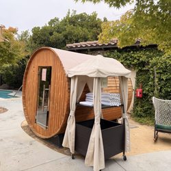 The Spa at The Lodge at Sonoma - Sauna in the Zen garden