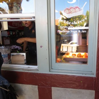 Solvang Restaurant - The order window on the sidewalk - Scandinavian Near Me - Solvang, California Solvang Restaurant - The order window on the sidewalk - Scandinavian Near Me - Solvang, California