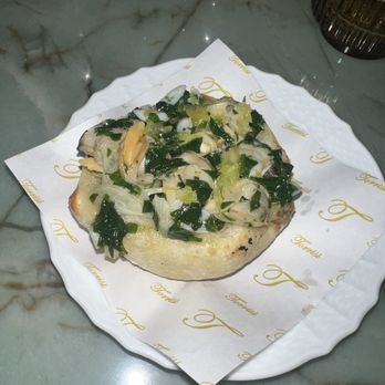 Torrisi - CHARRED CLAM BOULE - Italian Near Me - New York, New York Torrisi - CHARRED CLAM BOULE - Italian Near Me - New York, New York