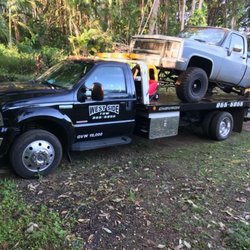 Westside Tow - A tow with our flatbed.