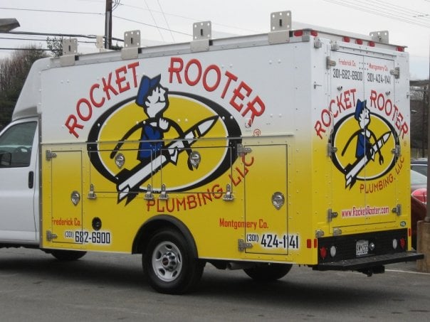 Slide of Rocket Rooter Plumbing