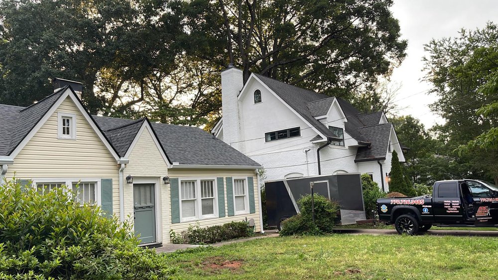 Slide of Arc Gutter Cleaning