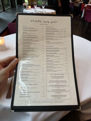 Menu photo 6 Bryant Park Grill New York, NY Menu photo 6 Bryant Park Grill New York, NY