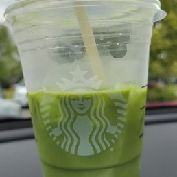 Matcha latte is so good I almost forgot to take a photo