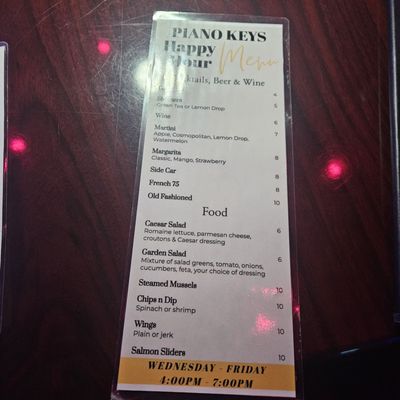 Menu photo 3 Piano Keys Restaurant & Lounge Brandywine, MD