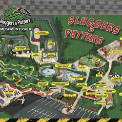 Sluggers & Putters Amusement Park - Park Map