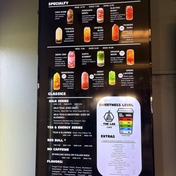 The Lab Cafe - Menu - Coffee & Tea Near Me - East Wenatchee, Washington