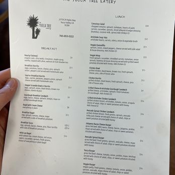 The Yucca Tree Eatery - menu - Cafes Near Me - Yucca Valley, California