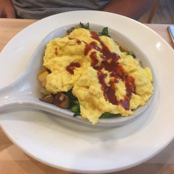 Yolk - West Loop - Make your own skillet with scrambled eggs - Coffee & Tea Near Me - Chicago, Illinois Yolk - West Loop - Make your own skillet with scrambled eggs - Coffee & Tea Near Me - Chicago, Illinois