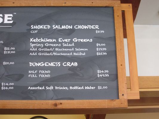 Menu photo 5 Alaska Fish House Ketchikan, AK