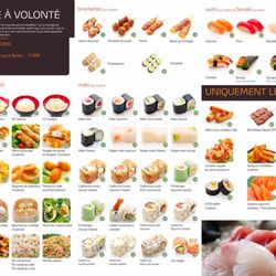 Top Sushi - Carte