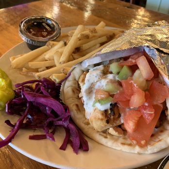 Gyro Love - Grilled Chicken Gyro with Fries - Greek Near Me - Cromwell, Connecticut