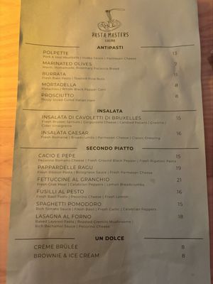Menu photo 2 Pasta Masters Hoschton, GA