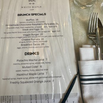 White Maple Café - Specials Menu - New American Near Me - Ridgewood, New Jersey White Maple Café - Specials Menu - New American Near Me - Ridgewood, New Jersey