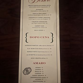 Cardellino - Dessert menu as of 9-13-25 - Italian Near Me - San Diego, California Cardellino - Dessert menu as of 9-13-25 - Italian Near Me - San Diego, California