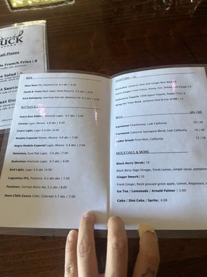 Menu photo 7 The Buck Tavern San Jose, CA