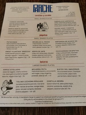 Menu photo 8 Parche Oakland, CA