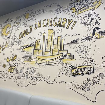 Black Pearl - a mural on the wall of a restaurant - Bubble Tea Near Me - Calgary, Alberta Black Pearl - a mural on the wall of a restaurant - Bubble Tea Near Me - Calgary, Alberta