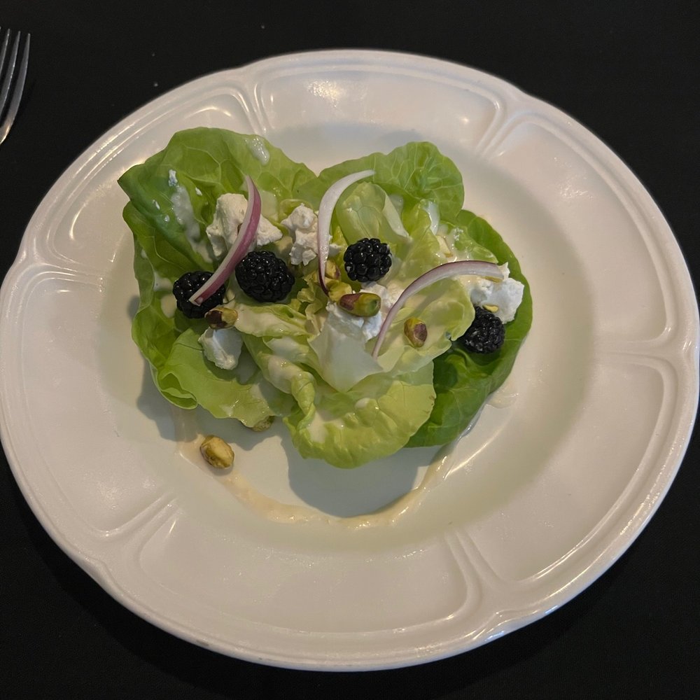 Antebellum - Salad with raspberries - New American Near Me - Flowery Branch, Georgia