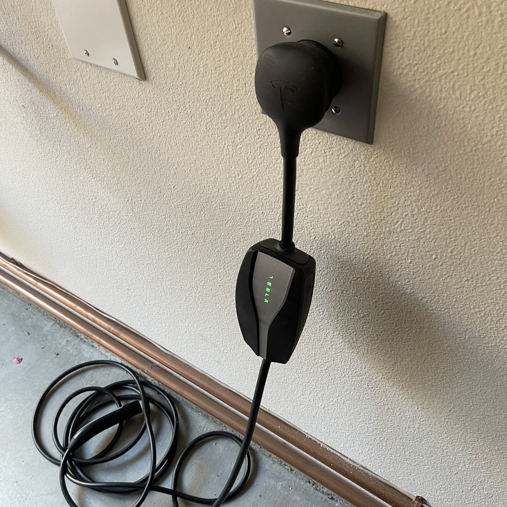 Nuenergy Electrical - Tesla NEMA 14-50 plug installed in garage - Electricians Near Me Nuenergy Electrical - Tesla NEMA 14-50 plug installed in garage - Electricians Near Me