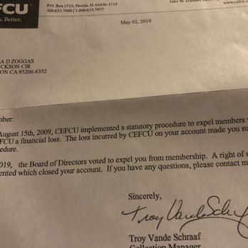 CEFCU - I paid the money to get my vehicle back in addition to their ridiculous fees. I'm not sure how they came to a financial loss. - Banks & Credit Unions Near Me - Peoria, Illinois CEFCU - I paid the money to get my vehicle back in addition to their ridiculous fees. I'm not sure how they came to a financial loss. - Banks & Credit Unions Near Me - Peoria, Illinois