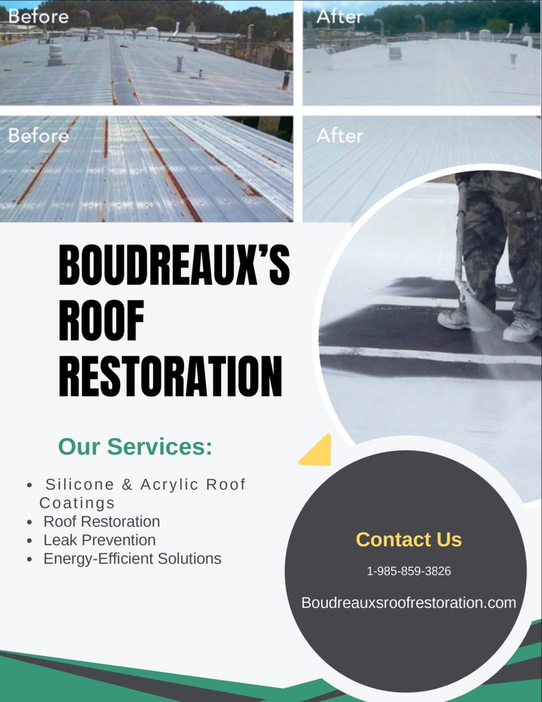Slide of Boudreaux’s Roof Restoration 
