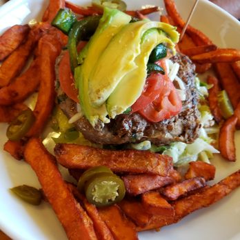 District 7 - Burger special, no bun $16 - American Near Me - Houston, Texas District 7 - Burger special, no bun $16 - American Near Me - Houston, Texas