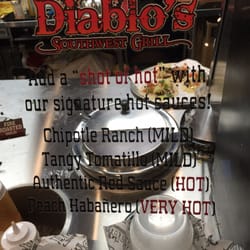 Diablo's Southwest Grill - The sauces.