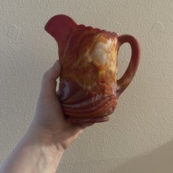 Isaac's Antiques - Glass pitcher found here!