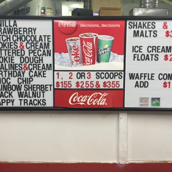 Burger Barn - Ice cream menu - Burgers Near Me - Antlers, Oklahoma