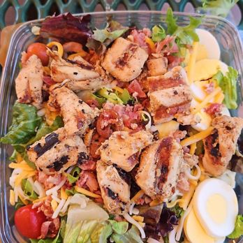 Chick-fil-A - Chicken Cobb Salad with Avocado Lime Ranch dressing - Chicken Shop Near Me - Miami, Florida Chick-fil-A - Chicken Cobb Salad with Avocado Lime Ranch dressing - Chicken Shop Near Me - Miami, Florida