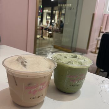 Cafe Lola - Iced Matcha latte and iced chai latte - Bakeries Near Me - Las Vegas, Nevada