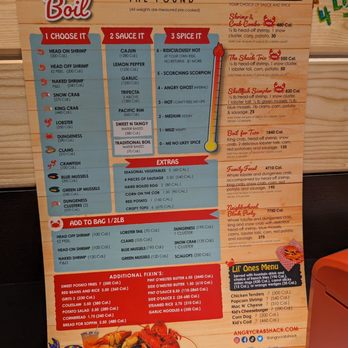 Angry Crab Shack - Menu - Seafood Near Me - Everett, Washington Angry Crab Shack - Menu - Seafood Near Me - Everett, Washington