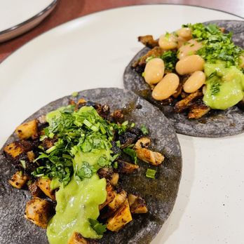 Quiote - Left pollo taco Right Al pastor taco - Mexican Near Me - Petaluma, California Quiote - Left pollo taco Right Al pastor taco - Mexican Near Me - Petaluma, California