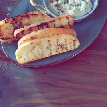 Eureka! - Grilled Eggplant & Tahini Dip - American Near Me - Roseville, California Eureka! - Grilled Eggplant & Tahini Dip - American Near Me - Roseville, California