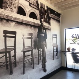 Picture of James Baldwin sipping espresso ! I didn't think I could love this place more . Picture of James Baldwin sipping espresso ! I didn't think I could love this place more .