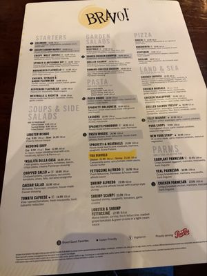 Menu photo 1 Bravo! Italian Kitchen Lansing, MI Menu photo 1 Bravo! Italian Kitchen Lansing, MI