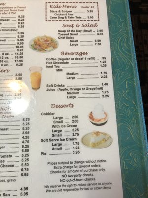 Menu photo 6 Marilyn's Restaurant McAlester, OK