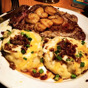Chili's - Ribeye and double loaded Loaded Mashed Potatoes - Tex-Mex Near Me - Pleasanton, California